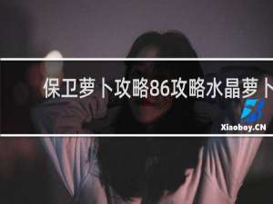 保卫萝卜攻略86攻略水晶萝卜