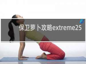 保卫萝卜攻略extreme25