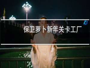保卫萝卜新年关卡工厂