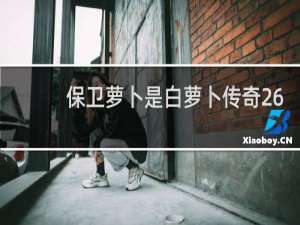 保卫萝卜是白萝卜传奇26