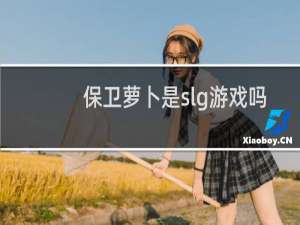 保卫萝卜是slg游戏吗
