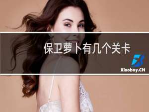 保卫萝卜有几个关卡