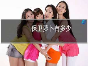 保卫萝卜有多少