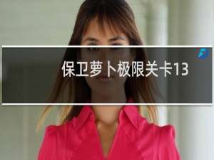 保卫萝卜极限关卡13