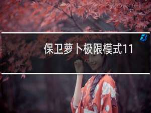 保卫萝卜极限模式11