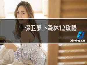 保卫萝卜森林12攻略