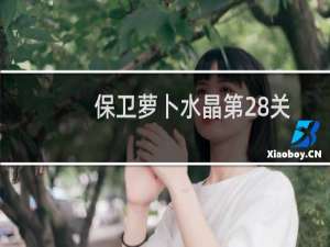 保卫萝卜水晶第28关