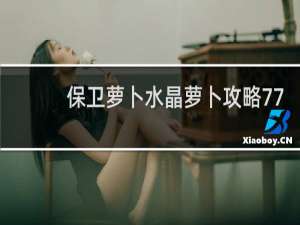 保卫萝卜水晶萝卜攻略77