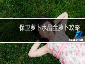 保卫萝卜水晶金萝卜攻略