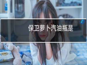 保卫萝卜汽油瓶是