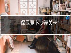 保卫萝卜沙漠关卡11