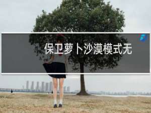 保卫萝卜沙漠模式无