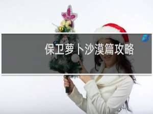 保卫萝卜沙漠篇攻略