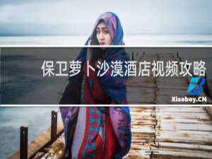 保卫萝卜沙漠酒店视频攻略