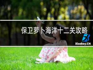 保卫萝卜海洋十二关攻略