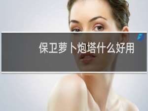 保卫萝卜炮塔什么好用