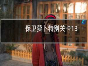 保卫萝卜特别关卡13