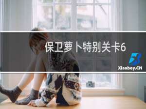 保卫萝卜特别关卡6