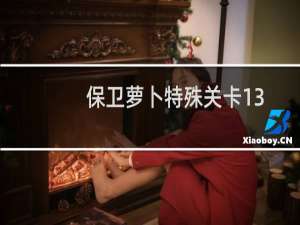 保卫萝卜特殊关卡13