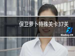 保卫萝卜特殊关卡37关