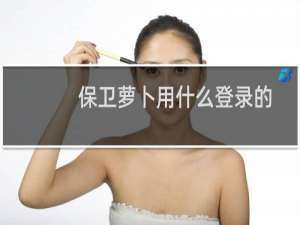 保卫萝卜用什么登录的