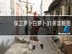 保卫萝卜白萝卜31关攻略图