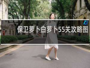 保卫萝卜白萝卜55关攻略图