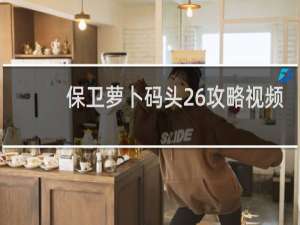 保卫萝卜码头26攻略视频