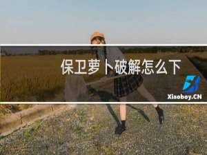 保卫萝卜破解怎么下
