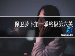 保卫萝卜第一季终极第六关