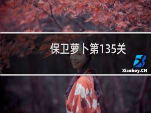 保卫萝卜第135关