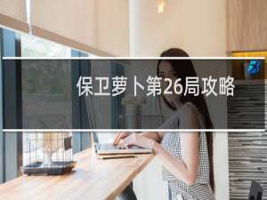 保卫萝卜第26局攻略