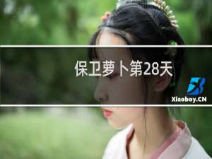 保卫萝卜第28天