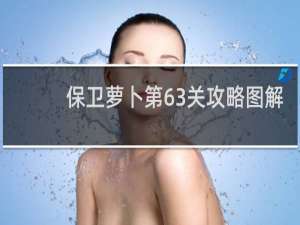 保卫萝卜第63关攻略图解