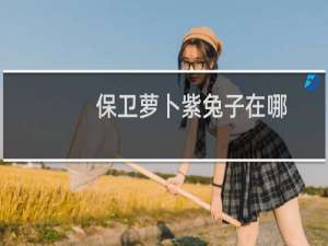 保卫萝卜紫兔子在哪