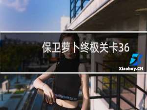 保卫萝卜终极关卡36