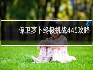 保卫萝卜终极挑战445攻略