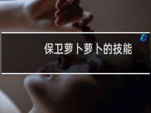保卫萝卜萝卜的技能