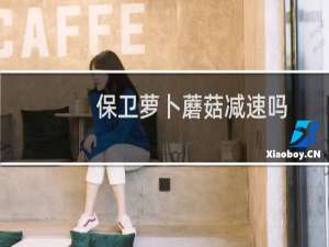 保卫萝卜蘑菇减速吗