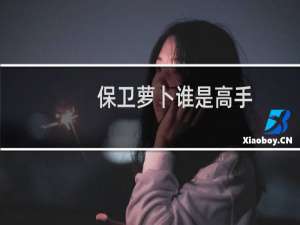 保卫萝卜谁是高手