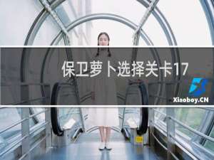 保卫萝卜选择关卡17