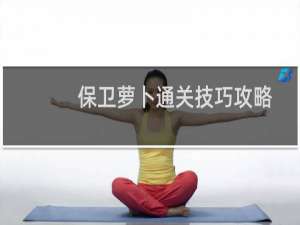 保卫萝卜通关技巧攻略