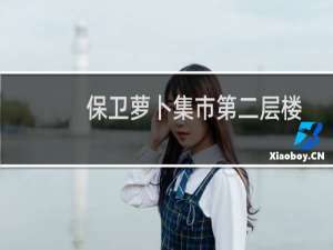 保卫萝卜集市第二层楼