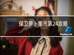 保卫萝卜集市第24攻略