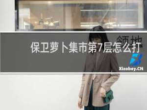 保卫萝卜集市第7层怎么打