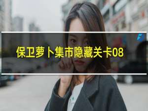 保卫萝卜集市隐藏关卡08