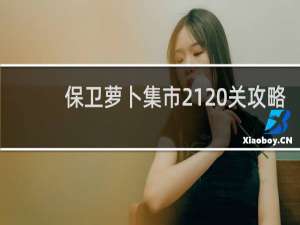 保卫萝卜集市21 关攻略