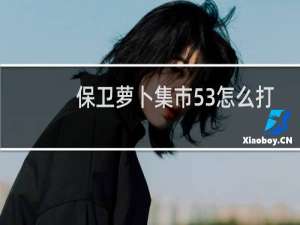 保卫萝卜集市53怎么打