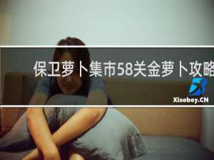 保卫萝卜集市58关金萝卜攻略