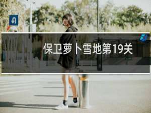 保卫萝卜雪地第19关